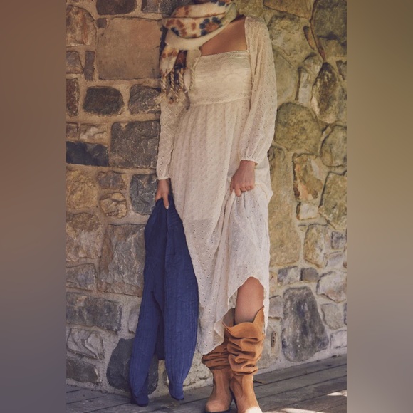FREE PEOPLE Malina Maxi Dress / Tea - Picture 2 of 15
